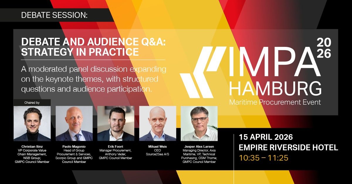 Varuna Sentinels BV at IMPA Hamburg 2026 - IMEF Standard launch for Scope 3 Emissions